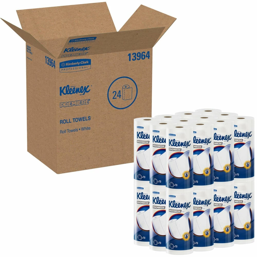 Buy 🎉 Kimberly Clark Premiere 70 Sheets Kitchen Roll Towels (Case of 24) 🎁 - Image 3