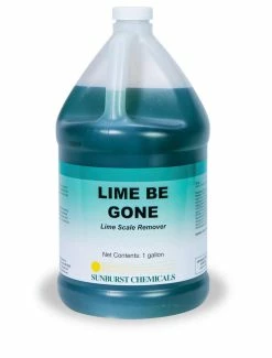 Brand new 😍 Sunburst Chemicals Lime Be Gone 1 gal Lime Scale Remover (Case of 4) ✔️