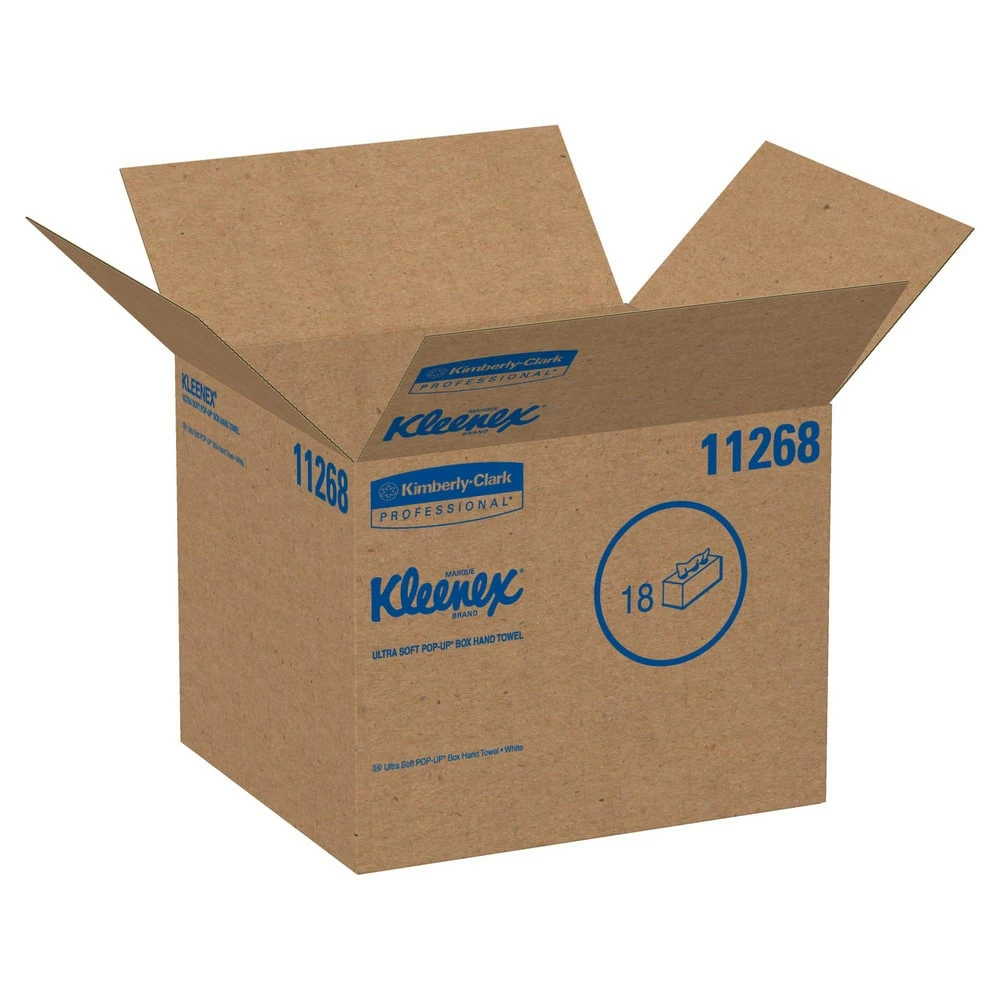 New ✨ Kimberly Clark Kleenex® 10-1/2 in Pop-up Box Hand Towel (Case of 18) 🔥 - Image 2
