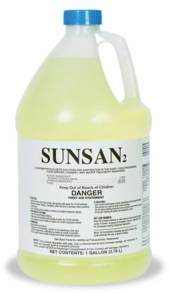 Buy 💯 Sunburst Chemicals 1 gal Sunsan Sanitizer (Case of 4) 🤩