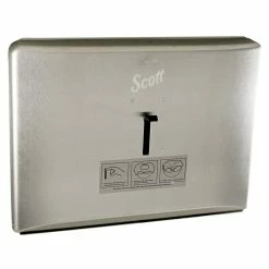 Discount 😍 Kimberly Clark Personal Toilet Seat Cover Dispenser in Stainless Steel 🔔