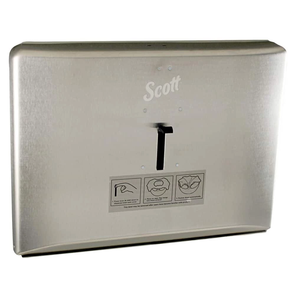Discount 😍 Kimberly Clark Personal Toilet Seat Cover Dispenser in Stainless Steel 🔔