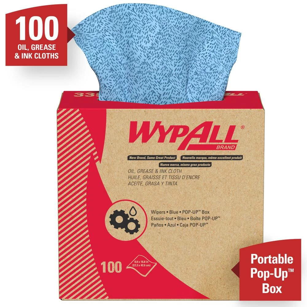 Discount 😍 Kimberly Clark Kimtex® 8-4/5 x 16-4/5 in. Lint Free Pop Up Towel in Blue (Box of 100, Case of 5 Boxes) 🎁 - Image 3