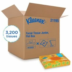 Hot Sale 🛒 Kimberly Clark Kleenex® 5-1/2 in. Facial Tissue in White (Case of 80) 😀