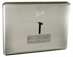 Outlet 😀 Kimberly Clark Closet Seat Cover Dispenser in Stainless Steel 💯