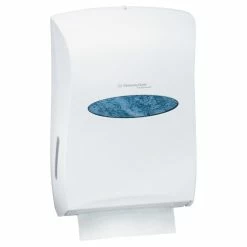 Cheap ❤️ Kimberly Clark Universal Folded Towel Dispenser in White 🥰
