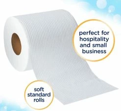 Best Sale 🤩 Kimberly Clark Kleenex® 4 in. Bathroom Tissue in White (Case of 20) 🎉