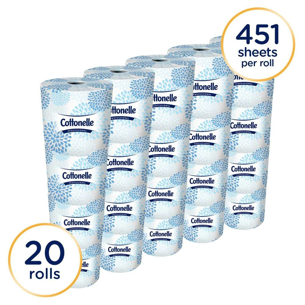 Best Sale 🤩 Kimberly Clark Kleenex® 4 in. Bathroom Tissue in White (Case of 20) 🎉 - Image 4