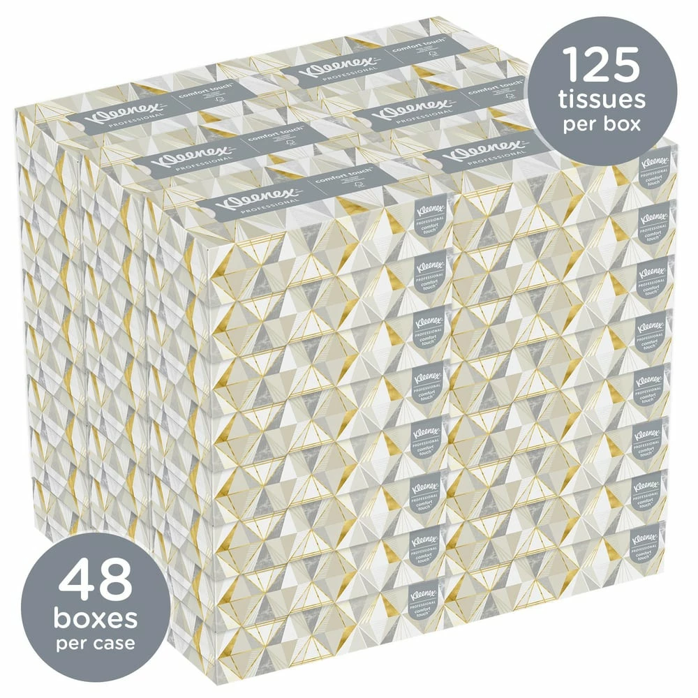 Brand new 🔔 Kimberly Clark Kleenex® 8 in. Facial Tissue in White (Case of 48) 🔔 - Image 4