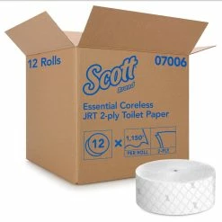Flash Sale ⌛ Kimberly Clark Repack Box for Model 07006 Scott® Essential™ Coreless JRT 2-ply Toilet Papers 💯