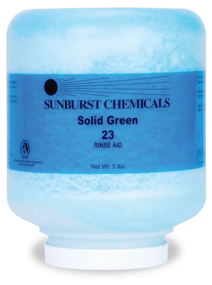 Coupon ๐คฉ Sunburst Chemicals Solid Greenยฎ 5 lb. Rinse Additive for Commercial Dishmachine ๐