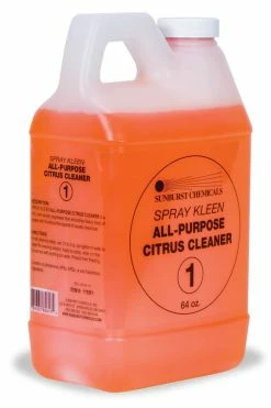 New 😍 Sunburst Chemicals Spray Kleen 64 oz. All-Purpose Citrus Cleaner (Case of 2) 😀