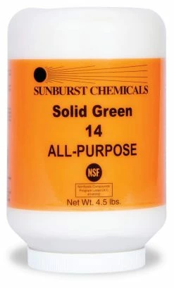 Brand new 🌟 Sunburst Chemicals Solid Green® 4.5 lb. All-Purpose Solid Cleaner in Green 🔔
